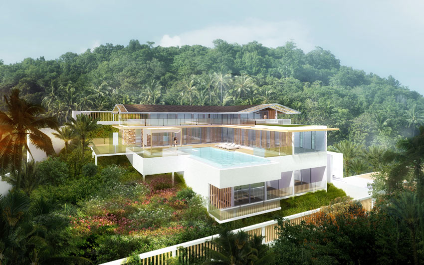 Villa Koh Samui, villa de luxe en location / VILLAS CRYSTAL